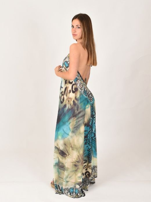 Vestido Largo con espalda descubierta