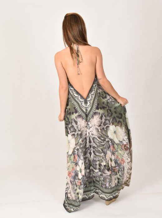 Vestido Largo con espalda descubierta