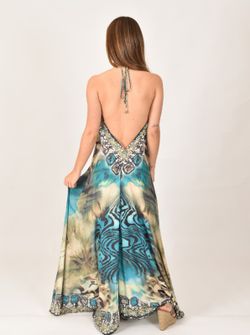 Vestido Largo con espalda descubierta