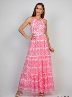 Vestido Largo Cuello Halter