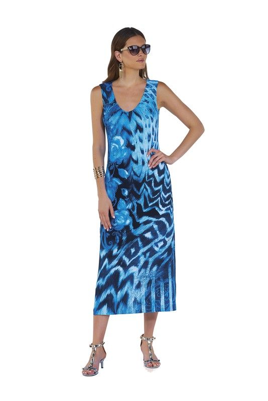 Roidal Long Beach Dress  Azulik Playa
